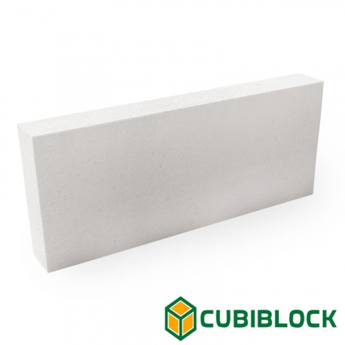 Егорьевские газосиликатные блоки CubiBlock D600 625х100х200 перегородочные